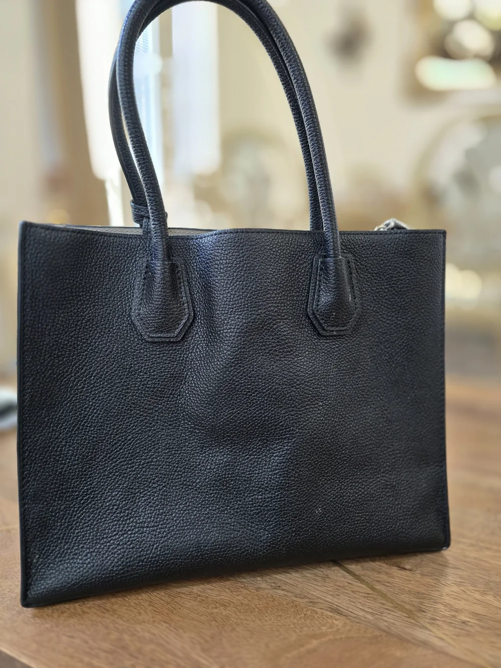 Michael Kors Black Studded Tote Bag